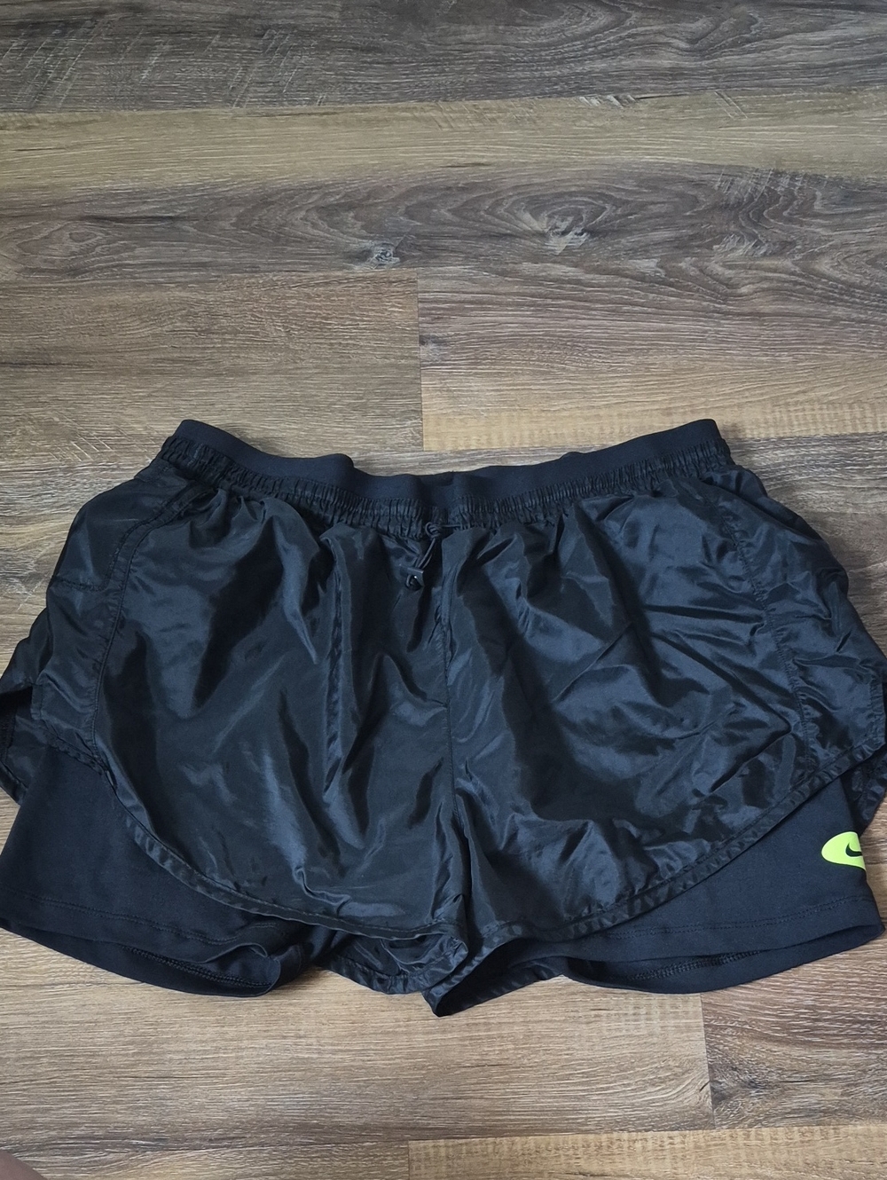 Nike Black Dri-FIT 2-in-1 Running Shorts Built-In Compression Liner Women's M